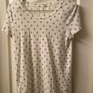 J.Crew Anchor Crew Neck T-shirt